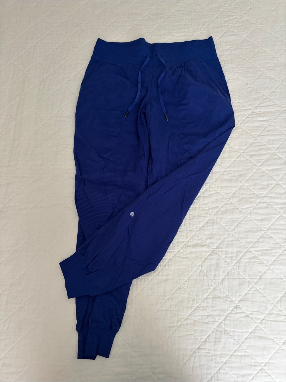 lululemon athletica Ribbed High-Waist Leggings/Joggers in Royal Blue